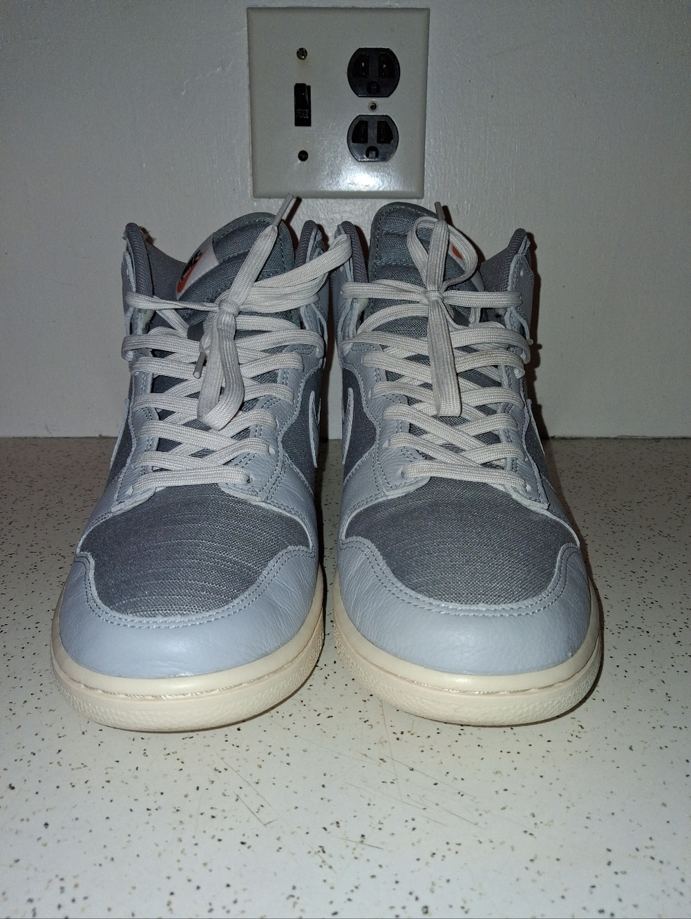 SIZE 11.5M - NIKE DUNK VINTAGE HIGH, CERTIFIED FRESH, PARTICLE GREY. - Picture 4 of 11